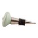 Sage Green Ceramic Flower Wine Stopper